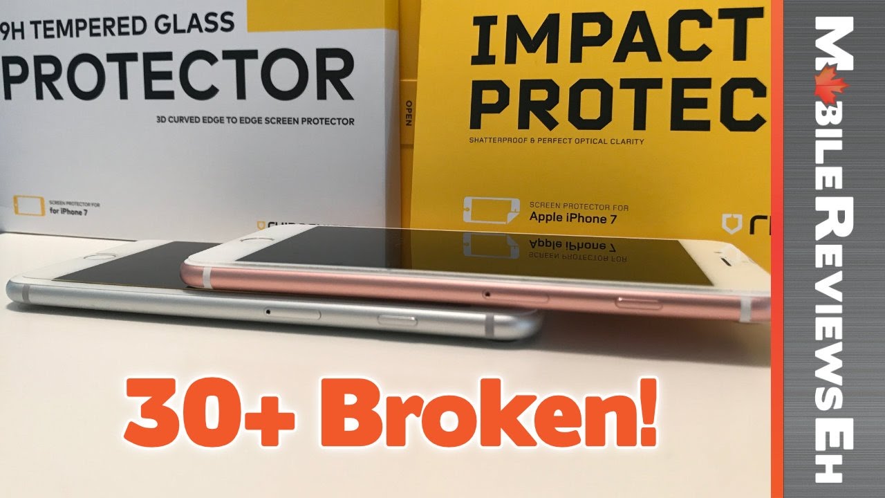 What’s the difference between Plastic and Glass Screen Protectors