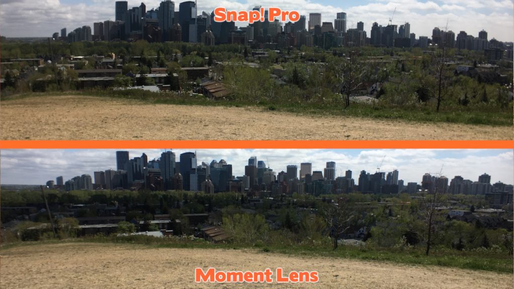 Bitplay Snap Pro vs Moment Lens - Landscape