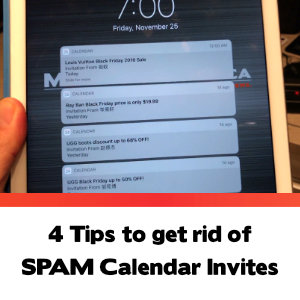 Get rid of Calendar Spam Invites on iOS, MacOS and OS X