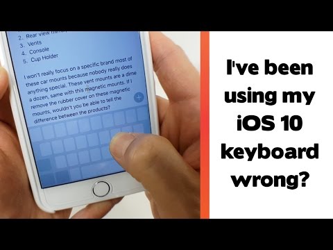 Apparently I've been using the keyboard all wrong? iOS 10 Tips and Tricks