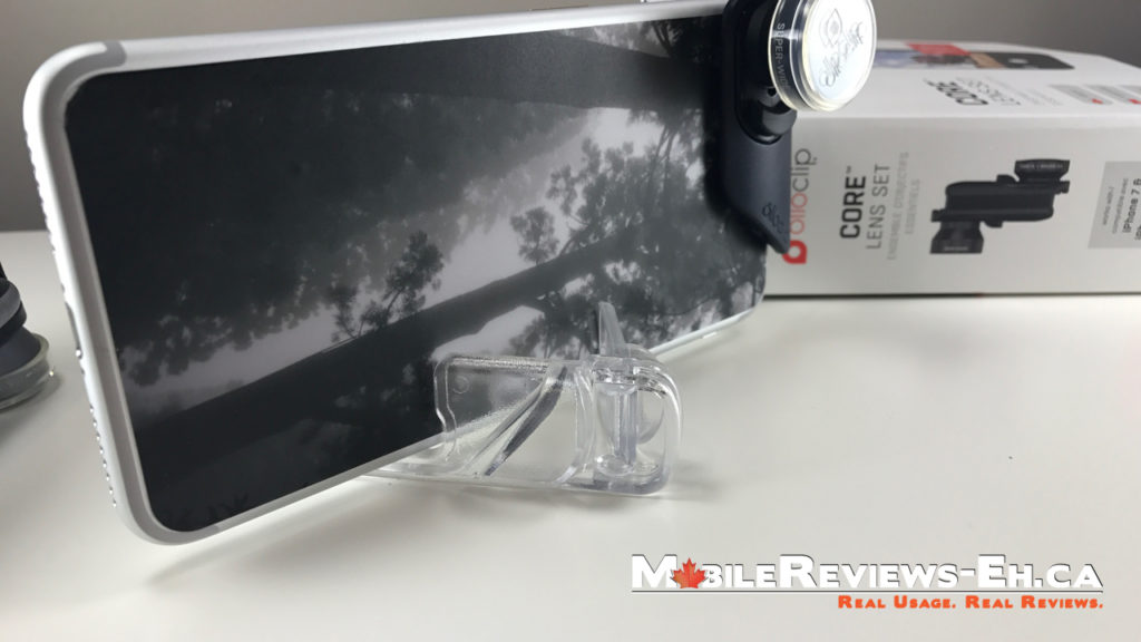 Olloclip Core Lens Set Review - Lens stand and holder