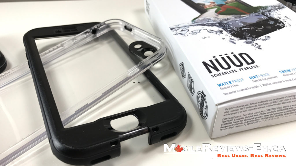 Nuud has no screen protector - LifeProof Fre vs. LifeProof Nuud - Waterproof iPhone 7 Case Comparison
