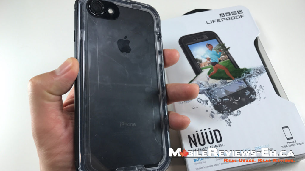 Polished back - LifeProof Nuud iPhone 7 Waterproof Case Review