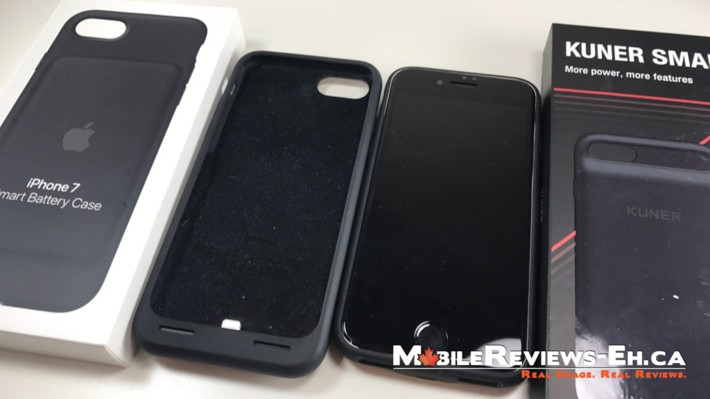 Vs Apple Smart Battery Case - Kuner Kuke iPhone 7 Smart Case Review
