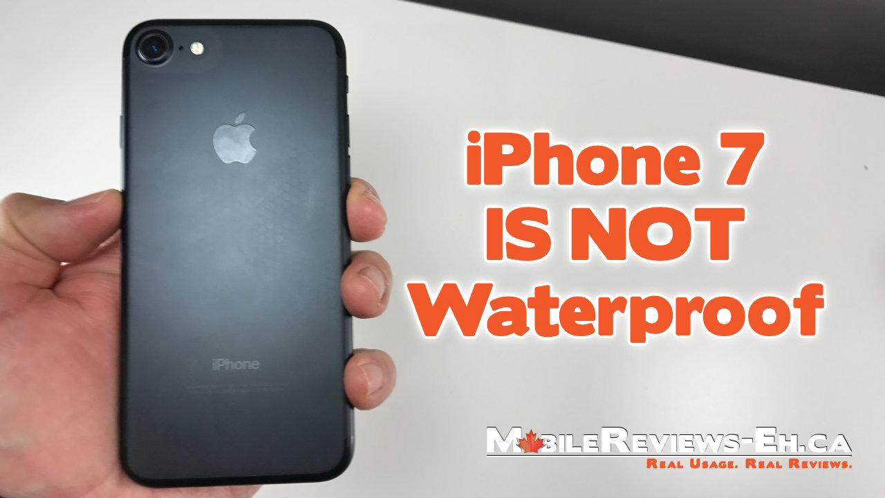 iPhone 7 is waterproof?