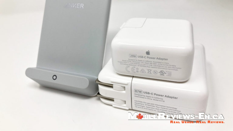 29W and 87W MacBook Chargers vs 7.5 Qi-charging