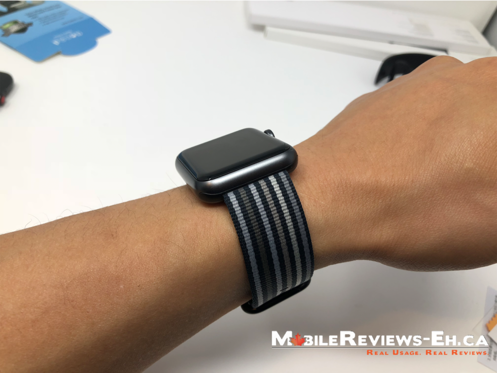 BEST Workout Apple Watch Straps or Bands--Nylon Band Fit