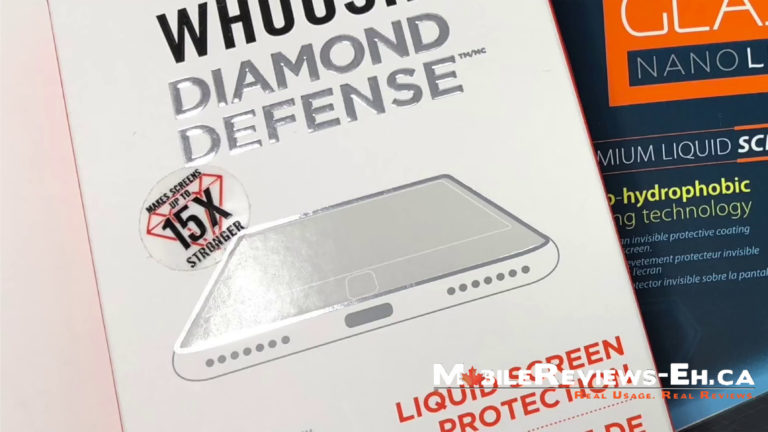Liquid Screen Protector Review-- Whoosh Diamond Defense 15 X stronger feature